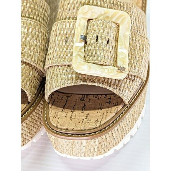 Sam Edelman Women's Livi Buckle Platform Espadrille Sandals Size 7.5 (MSRP $150) - Picture 6 of 11